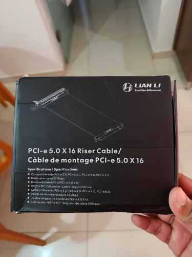 Cabo rise pci 5.0 Lian li novo lacrado