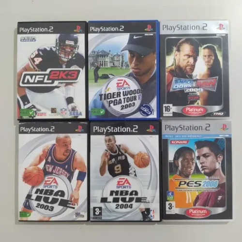 Jogos Esporte PS2 Originais Europeus