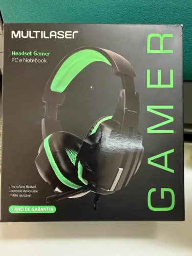 HeadSet Gamer MultiLaser PH123 (Na caixa) - Pouco uso