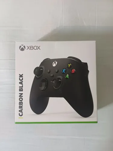 Controle Xbox Wireless Carbon Black Original + Caixa | RB com defeito