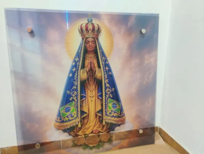 Quadro em espelho. Nossa senhora Aparecida