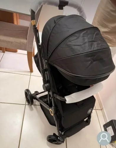 CARRINHO DE BEBE (BERÇO) PRETO