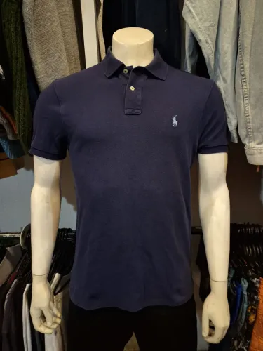 Camisa Masculina Polo Ralph Lauren Azul Marinho - Tam M