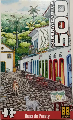 Quebra Cabeça Ruas Paraty - 500 peças - Grow