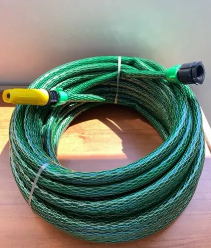 Mangueira de Jardim 20m Reforçada Trançada + Esguicho e Conector (Nova)