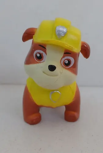 BONECO MINIATURA PATRULHA CANINA RUBBLE ORIGINAL