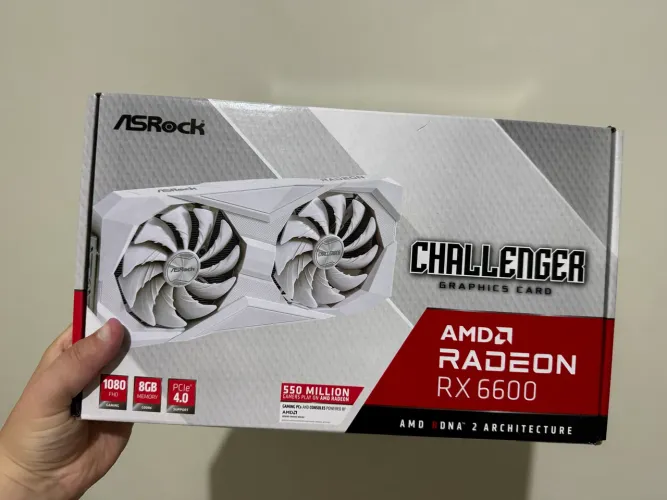 Placa de Vídeo ASROCK RX 6600 - 8GB