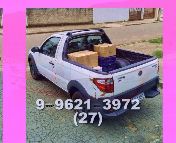 FRETE*NA*GLÓRIA*ITACIBÁ*CENTRO*IBES*IPANEMA*SOTECO*SANTANA*LPS*(27) 9/9621/3972