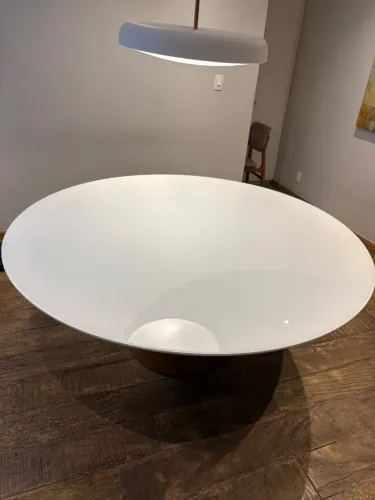 Mesa de jantar redonda 1,8m diâmetro 