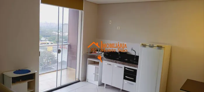 Studio com 1 dormitório para alugar, 36 m² por R$ 3.000,00/mês - Vila Augusta - Guarulhos/