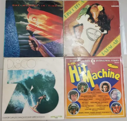 Lote c/ 4 Lps Vinil - Anos 70 e 80 - Leia a Descrição