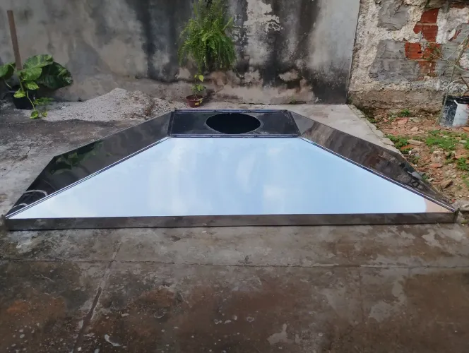 Coifa industrial de inox