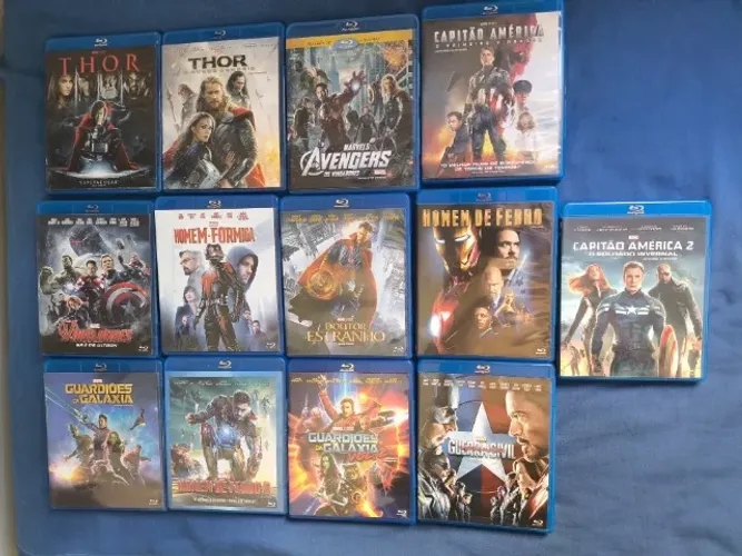 Blu-ray -  Coleção Marvel, UCM - 14 Discos