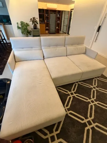Sofá Retrátil com chaise Dunelli 2,50m