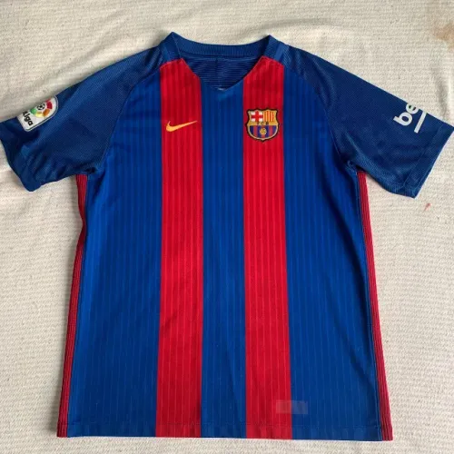 camisa infantil nike barcelona home 17/18 tamanho xl original