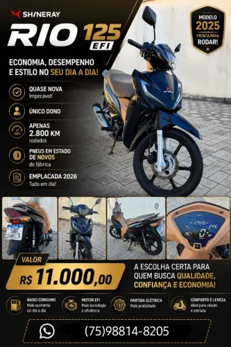 Biz Shineray Rio 125 EFI