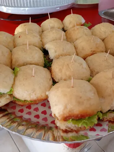 Mini hambúrguer
