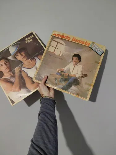 Kit 2 Disco de vinil amado batista e chrystian e ralf