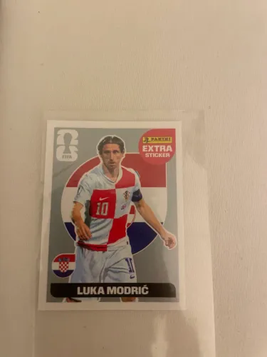 Figurinha copa Luka modric  Prata