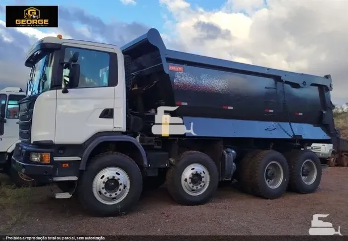 Caminhão Scania G-480 B 8x4 - Caçamba Hardox