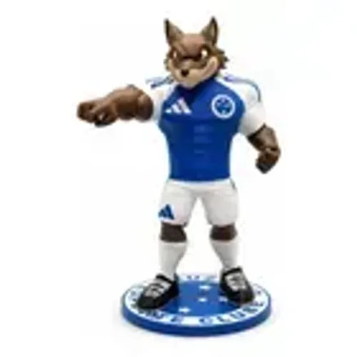 Mascote Raposa Cruzeiro Estatua Decorativa Torcedor Com Base