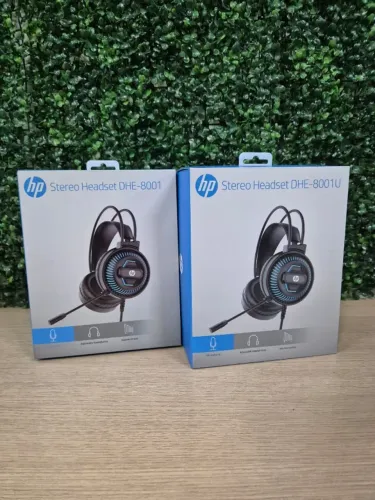 Fone Headset Gamer HP Original com fio P3 ou USB Led Novo Lacrado com Garantia