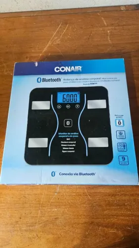 Balança Digital Bioimpedância Conair Bluetooth com App + Caixa Original