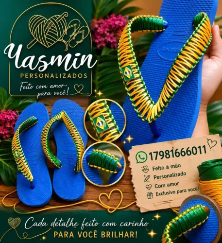 Chinelo personalizado