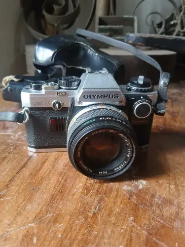 Camera Olympus OM-system zuiko mc auto-s 1:1,8 f= 50mm Japan
