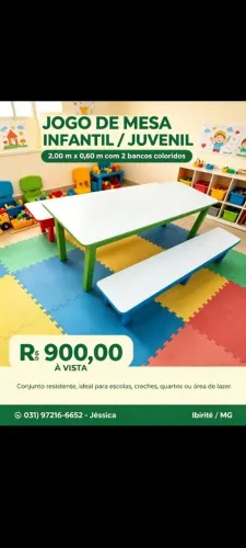 Mesas de crianças 