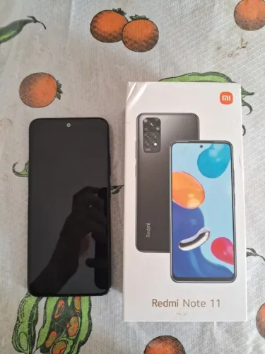 Redmi Note 11 Usado 128gb/Azul - Com Detalhe na Tela - Apenas R$510