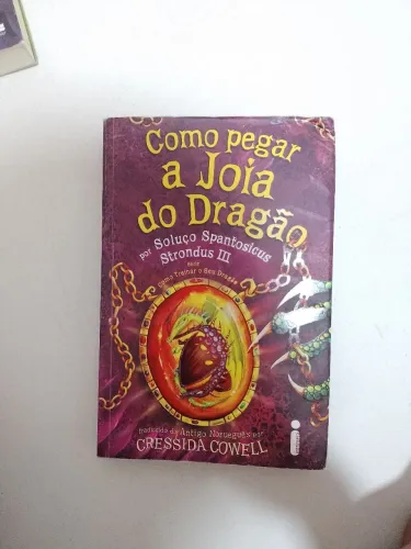 livro como pegar a jóia de um dragão+ a menina da sexta lua