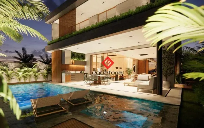 Condomínio Alphaville Eusébio - Casa com 5 Suítes à Venda, 380 m² por R$ 4.850.000 - Alpha