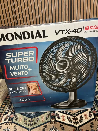 Ventilador Super Turbo Mondial 110v Novo