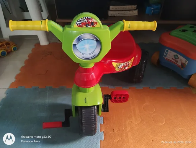 Velotrol usado até 3 anos de idade