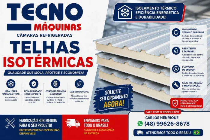 TELHAS ISOTÉRMICA