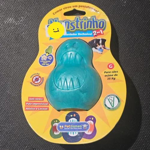Brinquedo monstrinho indestrutível para cachorro grande