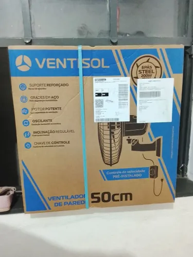 VENTILADOR VENTISOL 50CM - NOVO NA CAIXA ?