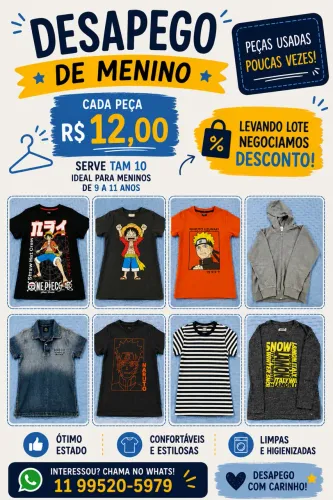 Roupas de menino