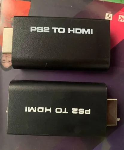 Adaptador Conversor Ps2 audio vídeo Av para cabo Hdmi