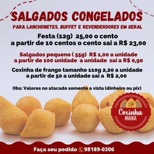 Salgados Congelado