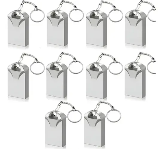 Kit 10 Mini Pen Drive Chaveiro 8gb Usb 3.0 PRA REVENDA