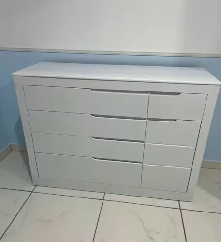 Gaveteira Cômoda 5 gavetas e 1 porta