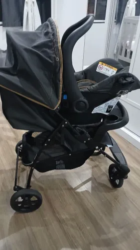 CARRINHO GALZERANO COM BEBÊ CONFORTO ( SEMI NOVO ) 