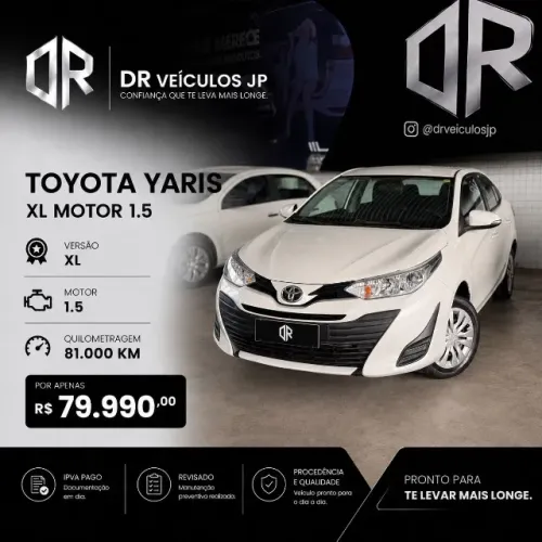 Toyota Yaris XL Live Sedan 1.5 Flex 16V 4P AUT 2020