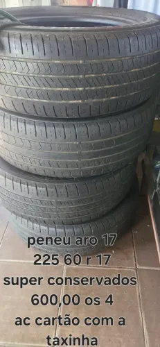 Pneu 225 65 17 super conservados os 4 por 600