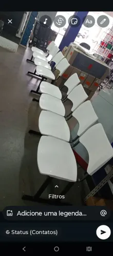 LONGARINAS RECRPCAO SALA DE ESPERA NOVAS DO * LOJA FISICA