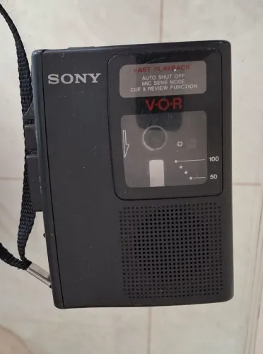 Gravador Sony Fita Cassete