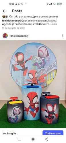 Decoração de festas ou pegue e monte 