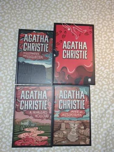 Livro Box Agatha Christie: Os Elefantes Não Esquecem, A Mansão Hollow e Morte na Mesopotâm